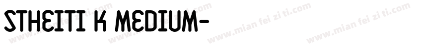 STHeiti K Medium字体转换
